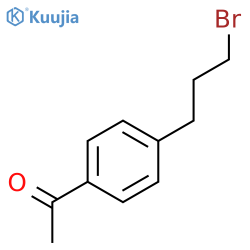 1-(4-Acetylphenyl)-3-bromopropane structure
