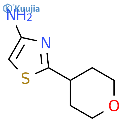 2-(Tetrahydro-2H-pyran-4-yl)thiazol-4-amine structure