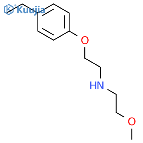 Ethanamine,N-[2-(4-ethylphenoxy)ethyl]-2-methoxy- structure