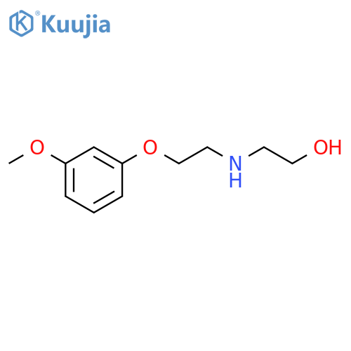 2-((2-(3-Methoxyphenoxy)ethyl)amino)ethanol structure