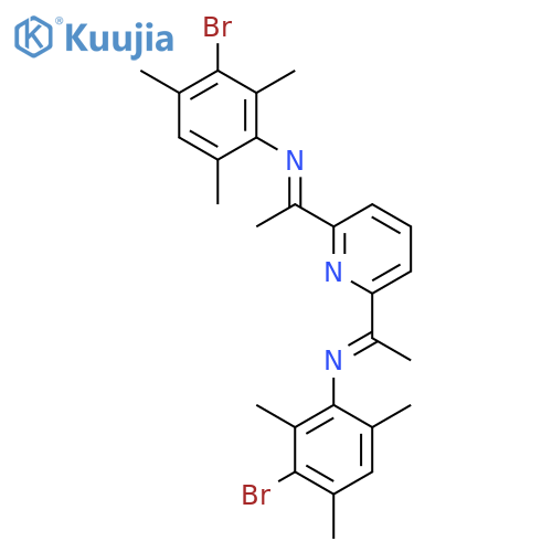 Benzenamine, N,N'-(2,6-pyridinediyldiethylidyne)bis[3-bromo-2,4,6-trimethyl- (9CI) structure