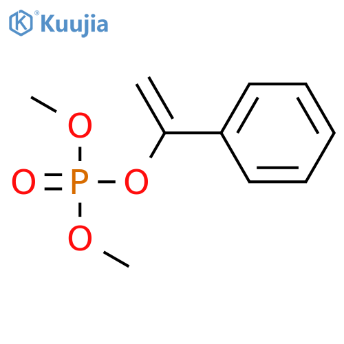 Phosphoric acid, dimethyl 1-phenylethenyl ester structure