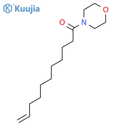 1-morpholin-4-ylundec-10-en-1-one structure