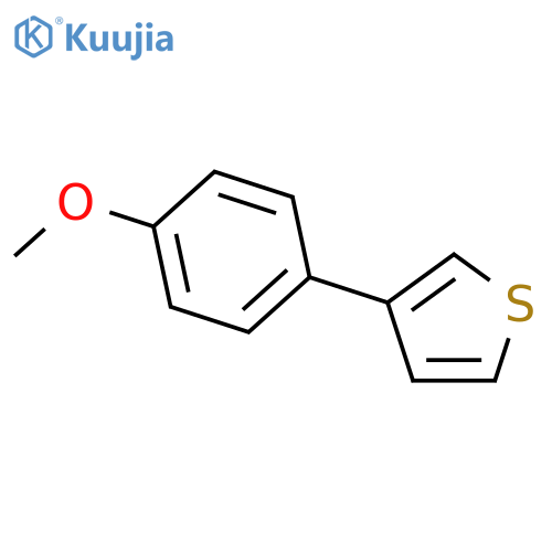 3-(4-Methoxy-phenyl)-thiophene structure