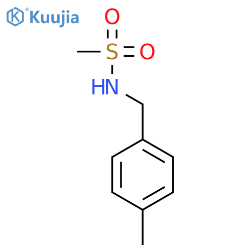 N-((4-Methylphenyl)methyl)methanesulfonamide structure