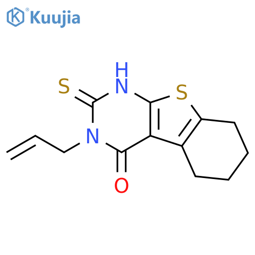 4-(prop-2-en-1-yl)-5-sulfanyl-8-thia-4,6-diazatricyclo7.4.0.0^{2,7}trideca-1(9),2(7),5-trien-3-one structure