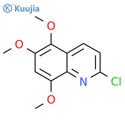 2-Chloro-5,6,8-trimethoxyquinoline structure