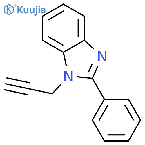 2-phenyl-1-(prop-2-yn-1-yl)-1H-1,3-benzodiazole structure