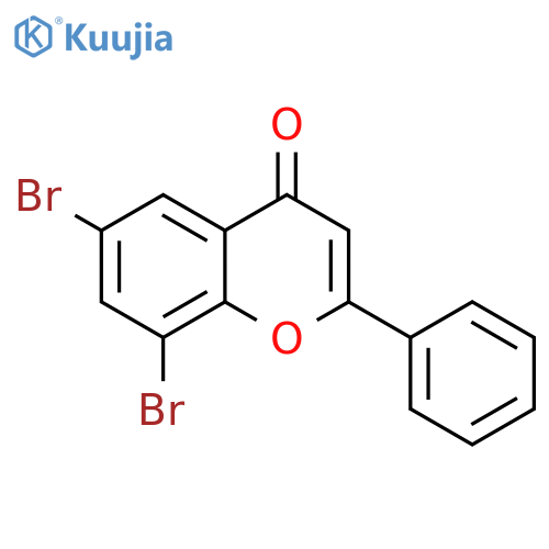 6,8-dibromoflavone structure