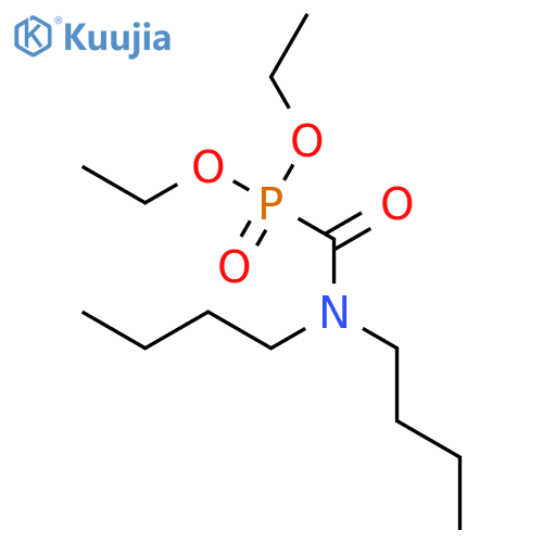 Phosphonic acid, [(dibutylamino)carbonyl]-, diethyl ester structure