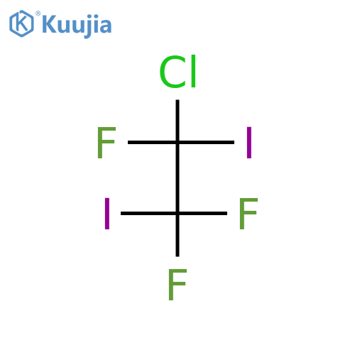 Ethane, 1-chloro-1,2,2-trifluoro-1,2-diiodo- structure