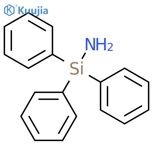 Triphenylsilylamine structure