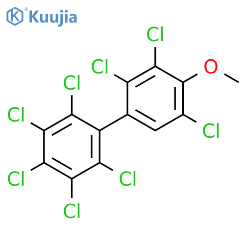 1,1'-Biphenyl, 2,2',3,3',4,5,5',6-octachloro-4'-methoxy- structure