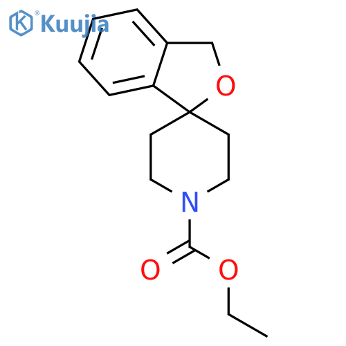Spiro[isobenzofuran-1(3H),4'-piperidine]-1'-carboxylicacid, ethyl ester structure