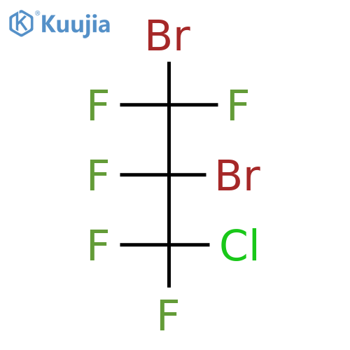 Propane, 1,2-dibromo-3-chloro-1,1,2,3,3-pentafluoro- structure