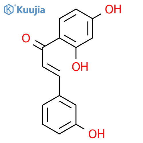 (E)-1-(2,4-dihydroxyphenyl)-3-(3-hydroxyphenyl)-2-propen-1-one structure