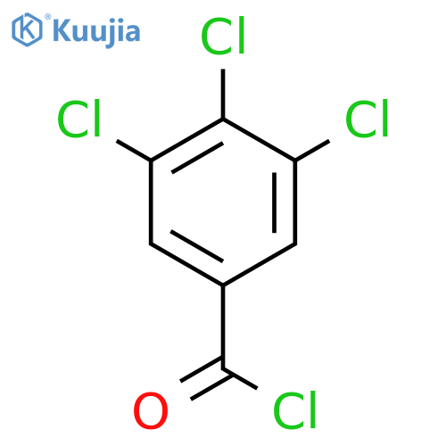 Benzoyl chloride, 3,4,5-trichloro- structure