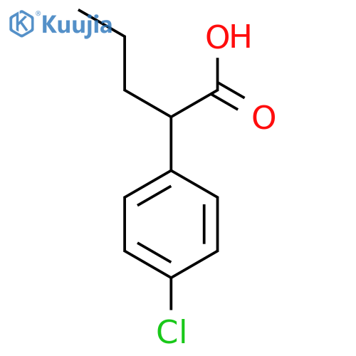 2-(4-Chlorophenyl)pentanoic acid structure