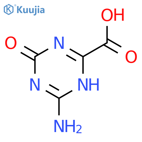 6-amino-4-oxo-1h-1,3,5-triazine-2-carboxylic Acid structure