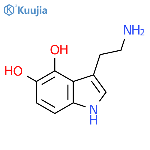 4,5-Dihydroxytryptamine structure