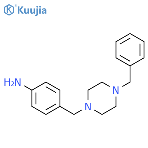 4-(4-Benzylpiperazin-1-ylmethyl)phenylamine structure