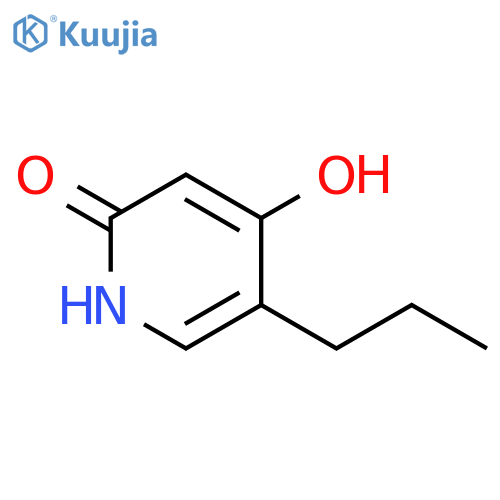 2(1H)-Pyridinone,4-hydroxy-5-propyl- structure