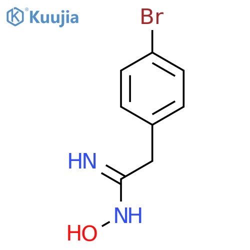 Benzeneethanimidamide,4-bromo-N-hydroxy- structure
