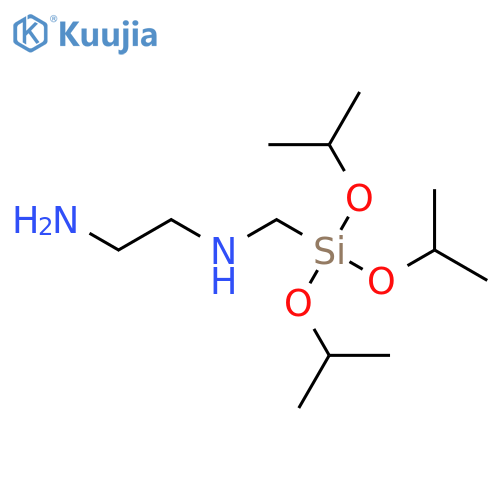 1,2-Ethanediamine, N-[[tris(1-methylethoxy)silyl]methyl]- structure