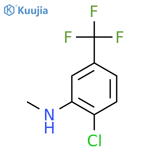 2-Chloro-N-methyl-5-(trifluoromethyl)aniline structure