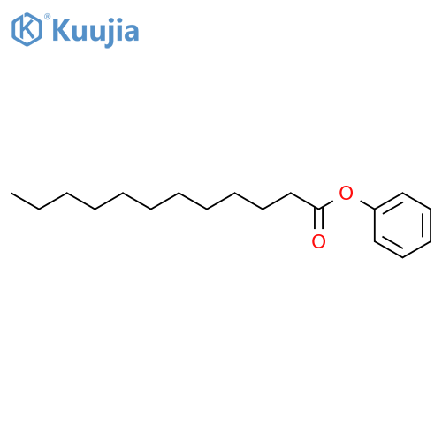 Phenyl dodecanoate structure