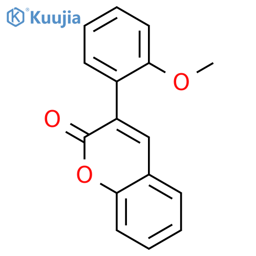 3-(2-methoxyphenyl)-2H-chromen-2-one structure