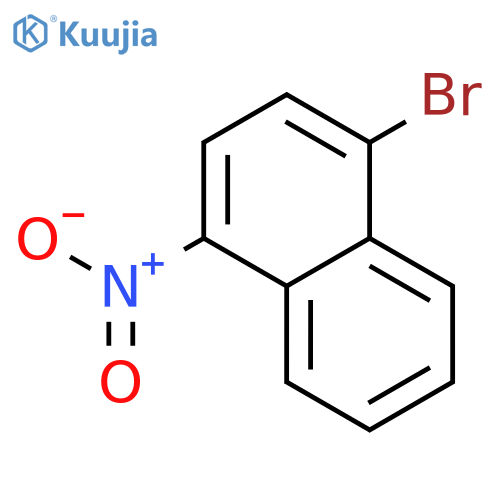 1-Bromo-4-nitronaphthalene structure