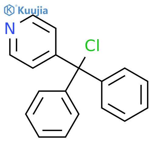4-(Chlorodiphenylmethyl)pyridine structure