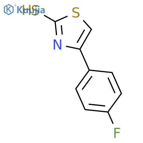 4-(4-Fluorophenyl)-1,3-thiazole-2-thiol structure