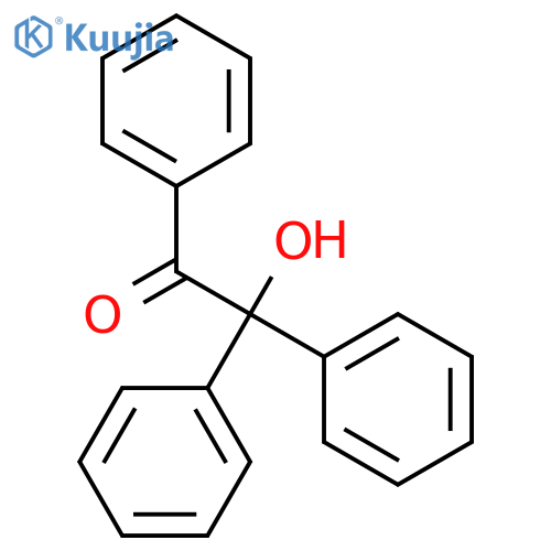 Ethanone,2-hydroxy-1,2,2-triphenyl- structure