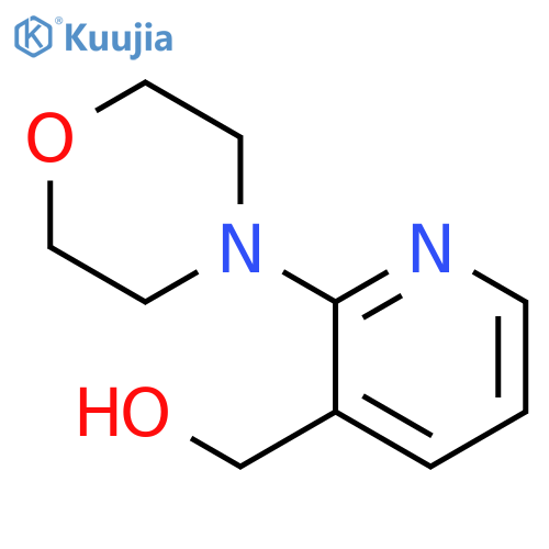 (2-Morpholino-3-pyridinyl)methanol structure