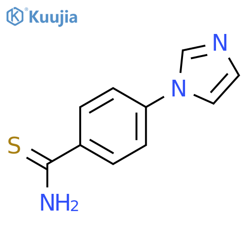4-(1H-Imidazol-1-yl)benzenecarbothioamide structure