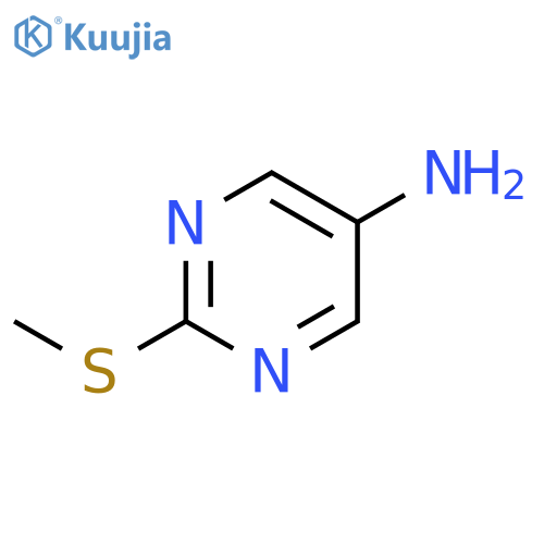 5-Amino-2-(methylthio)pyrimidine structure