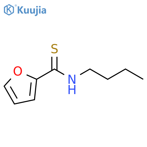 2-Furancarbothioamide, N-butyl- structure