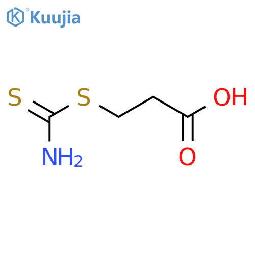 3-(carbamothioylsulfanyl)propanoic acid structure