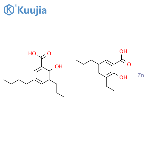 Zinc,bis[3,5-bis(1,1-dimethylethyl)-2-(hydroxy-kO)benzoato-kO]-, (T-4)- structure