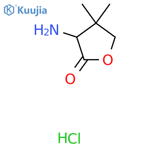3-Amino-4,4-dimethyloxolan-2-one hydrochloride structure