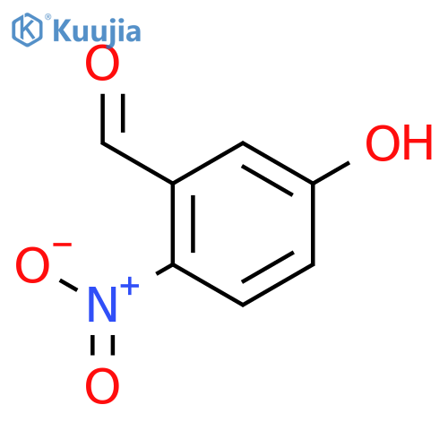 5-Hydroxy-2-nitrobenzaldehyde structure