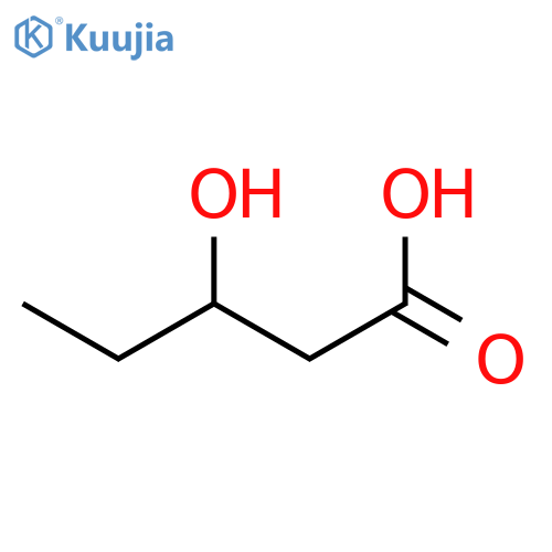 (-)-3-hydroxypentanoic acid structure