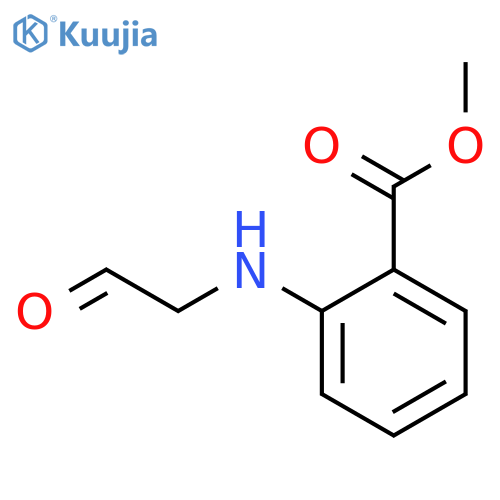 Benzoic acid, 2-(formylmethylamino)-, methyl ester structure