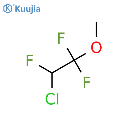 2-Chloro-1,1,2-trifluoroethyl methyl ether structure