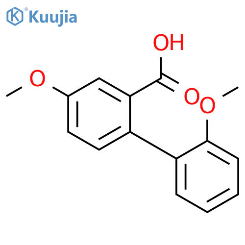 5-Methoxy-2-(2-methoxyphenyl)benzoic acid structure