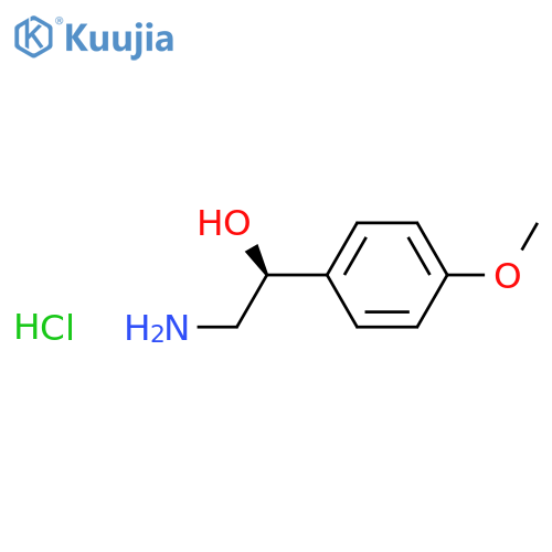 (1S)-2-amino-1-(4-methoxyphenyl)ethan-1-ol hydrochloride structure