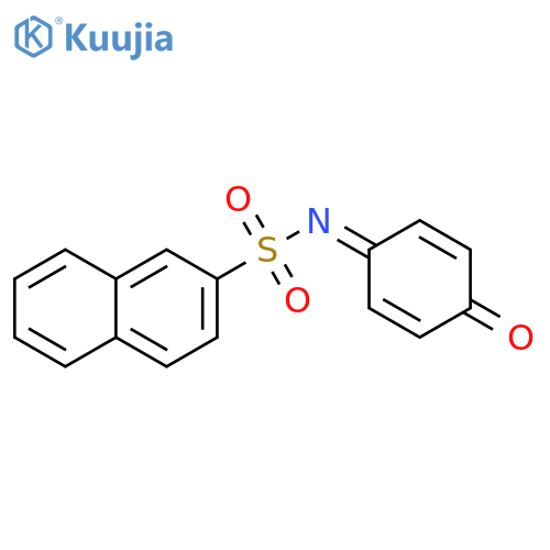 N-(4-oxocyclohexa-2,5-dien-1-ylidene)naphthalene-2-sulfonamide structure