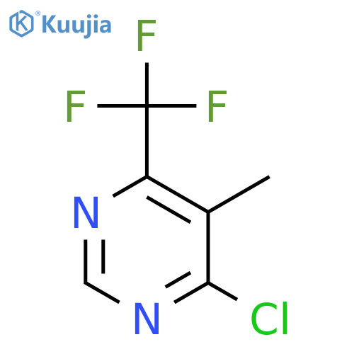 4-chloro-5-methyl-6-(trifluoromethyl)pyrimidine structure